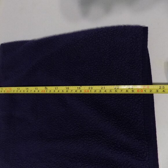 VINEYARD VINES Medium High Pile Sherpa Fleece 1/2 Zip Pullover Off-white Blue - Picture 6 of 6